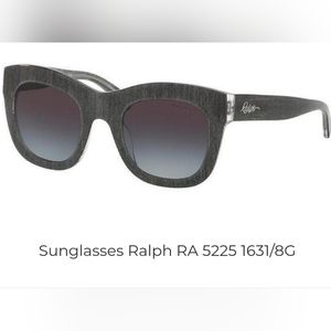 NWOT Ralph Lauren RA 5225 1631/8G Gray Jeans Authentic Sunglasses.